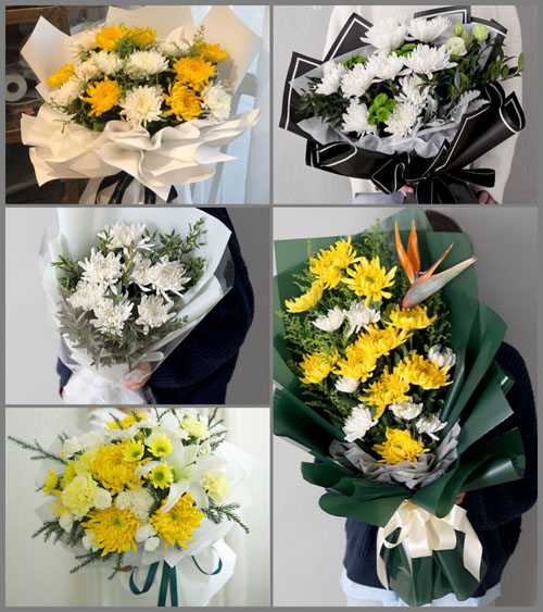 广西防城港东兴市白事花束代送